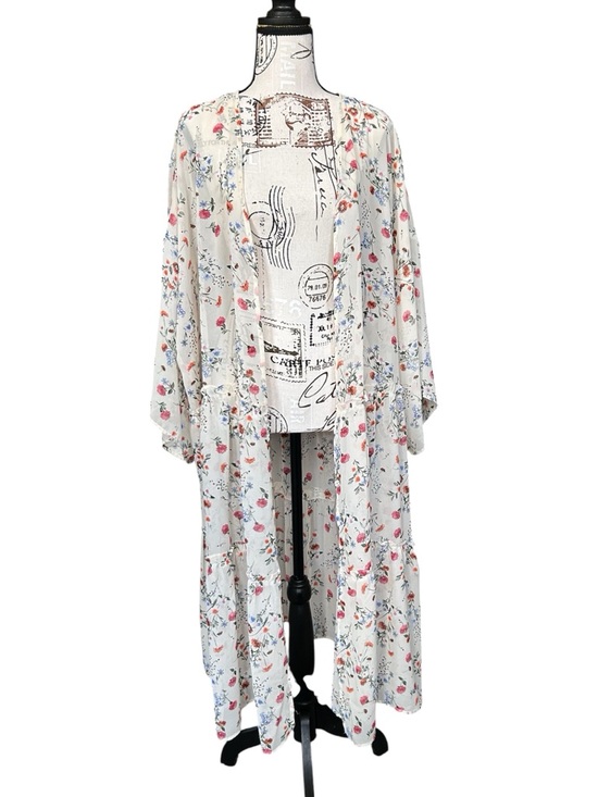 C Est. 1946 Tops - EST. 1946 Plus Size Floral Sheer Romantic Prairie Cardigan 18/20W